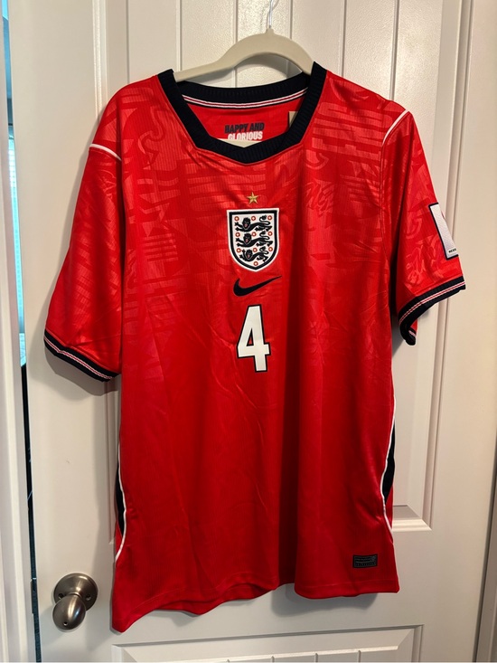 Nike Other - Team England Rice 2026 World Cup Jersey with 2026 Tournament Patch
